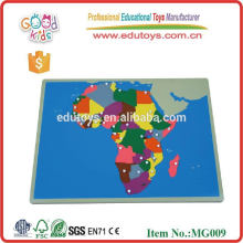 Promotional Toys Educational Map Puzzles Wooden Assembling Toys NEW Africa Puzzle Map